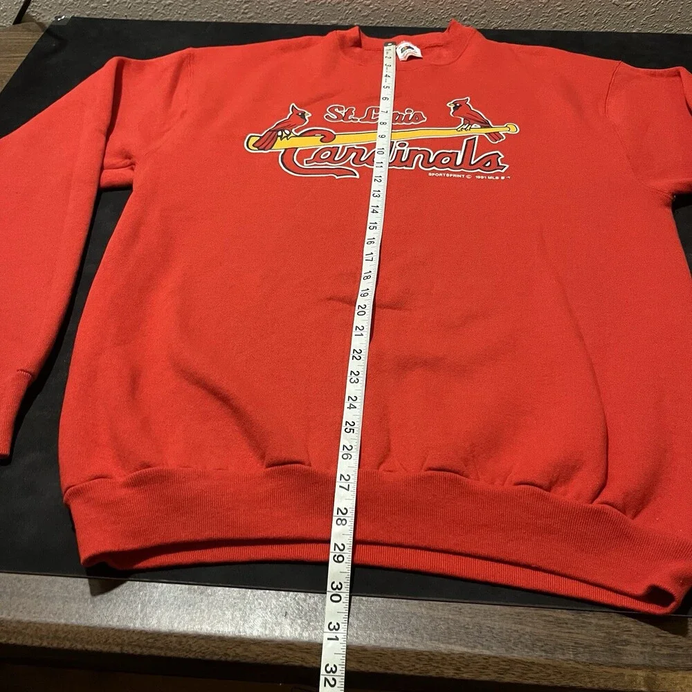 Vintage St Louis Cardinals Sweatshirt 1980s MLB World Series Champion Pullover